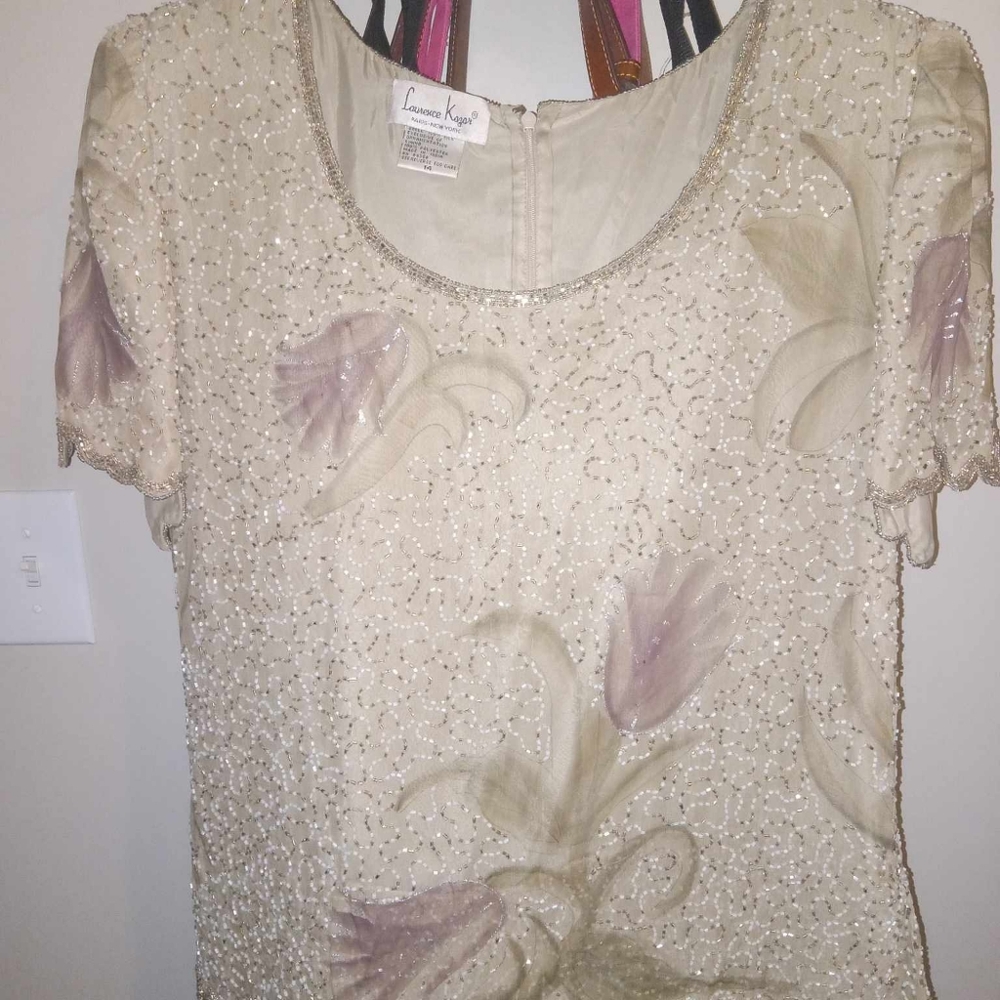 Beige Formal Dress